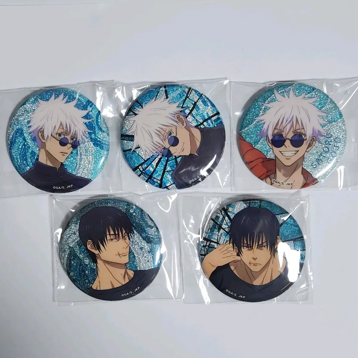 Zuu Spinning Gojo Satoru Fushiguro Touji Canbadge