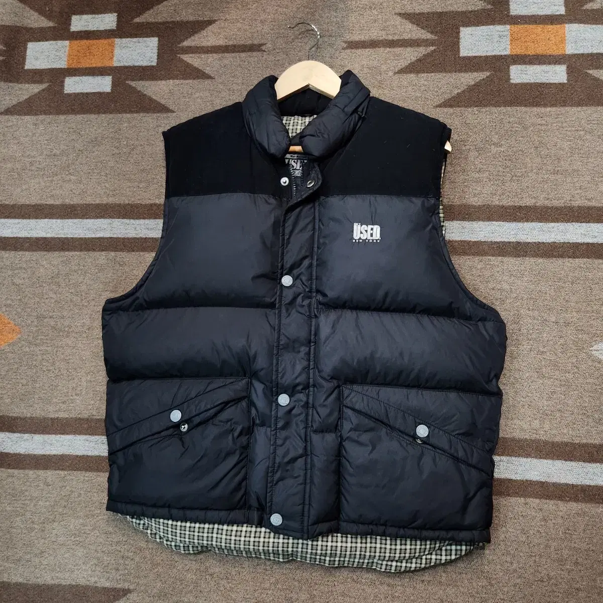 WEEKEND SALE)GetUsed 90s Duck Down Padded Vest L