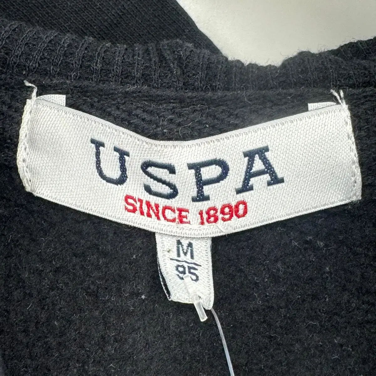 USPA 로고 후드집업 (M size / BLACK)