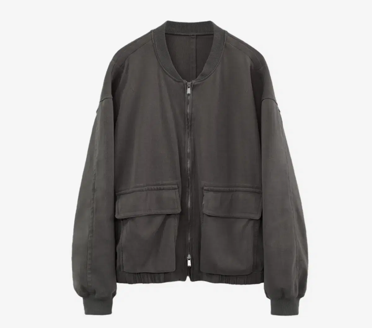 [3] Polythene Washed Jersey Jacket Charcoal