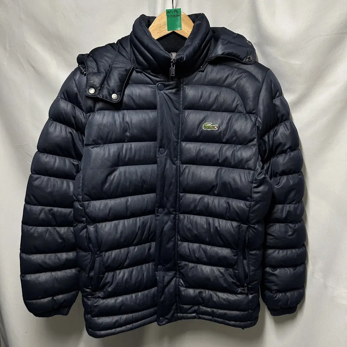 [Authentic/100] Lacoste Goose Down Navy Padding