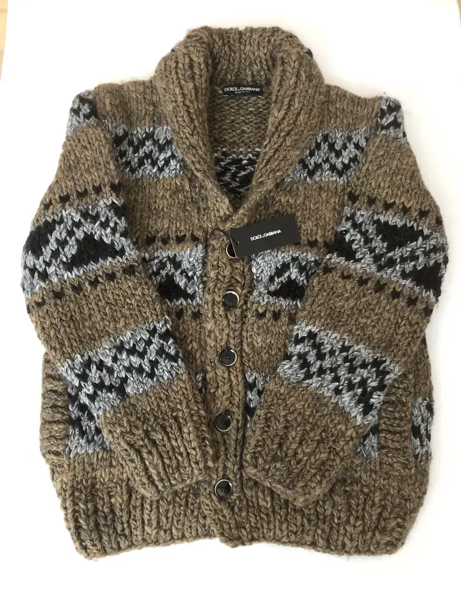 Dolce & Gabbana Loge E.JI Wool Knit Cardigan