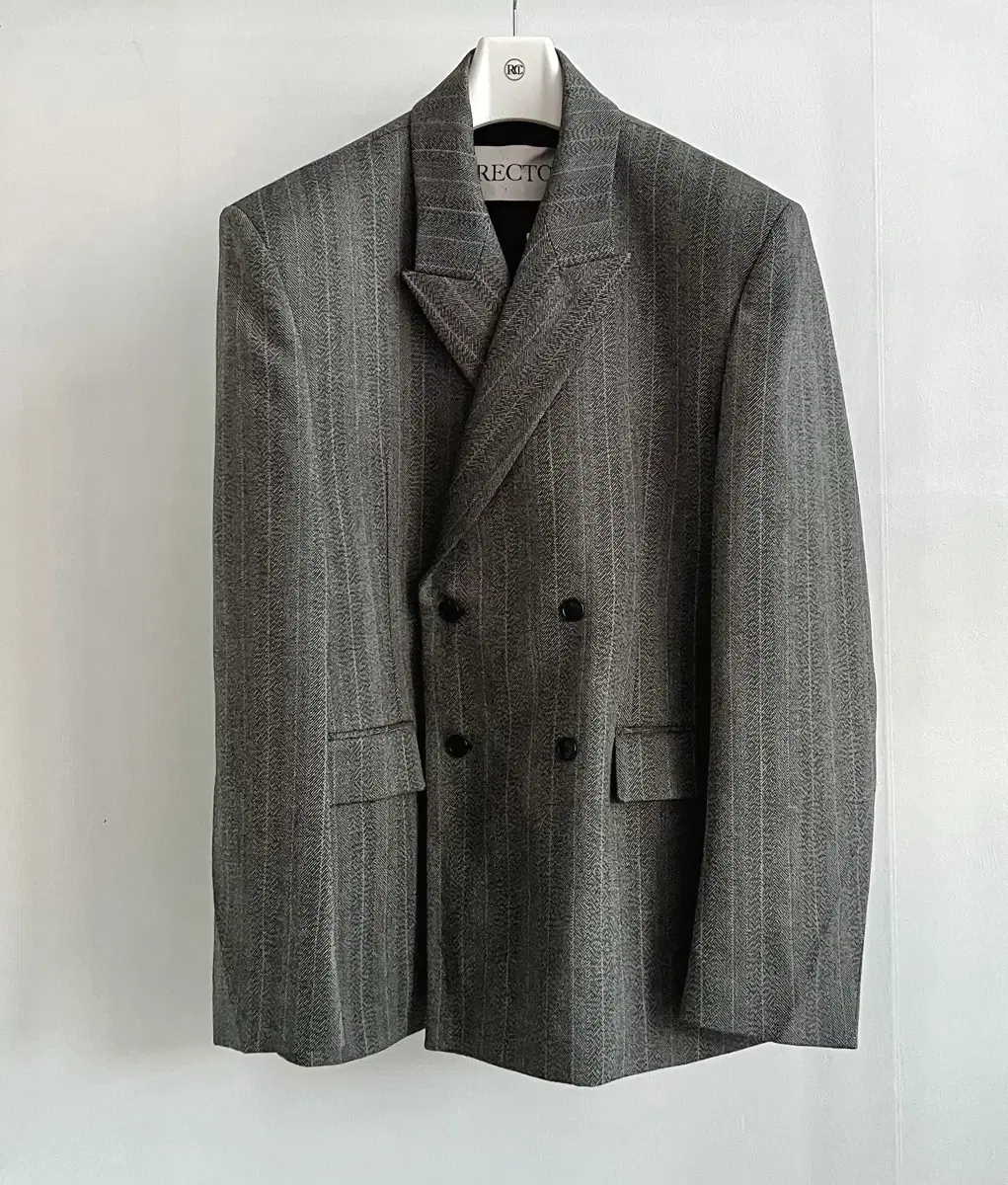 Recto 24FW Broken Herringbone Double Jacket