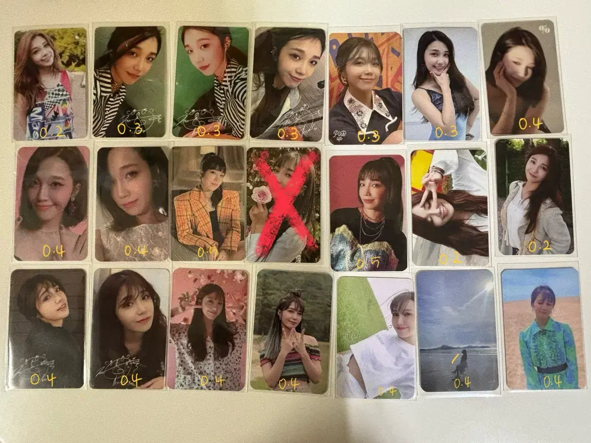 apink jung eunji photocard sell photocard