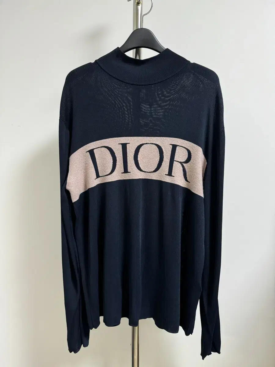 [S] DIOR Vahn pola knit / mock neck knit