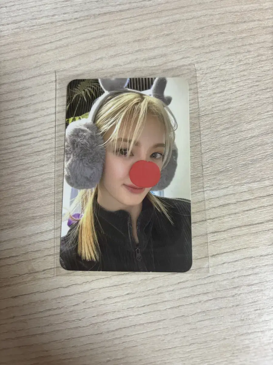 Girls Generation hyoyeon Pink Christmas Photocard