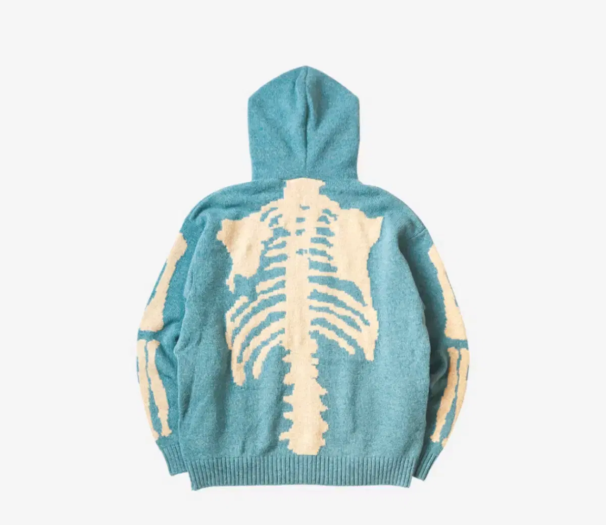 Capital Bone Knit Hoodie SAX