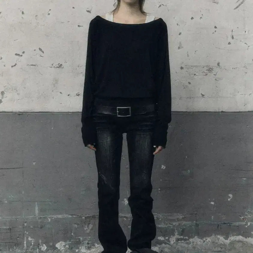 보헤미안서울 LOOSE BOAT NECK LONG SLEEVE