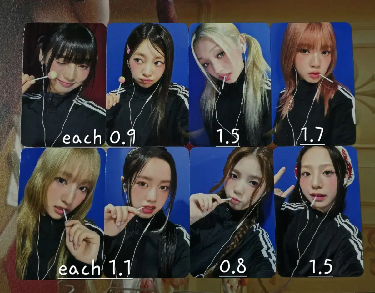 Eunice Curious Wee Eunice, etc. unreleased photocard wts! Hyunju nayeon jelikotoko yoon ha elly yoon