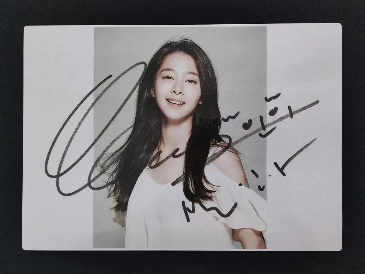 Autographed by Seol Ina