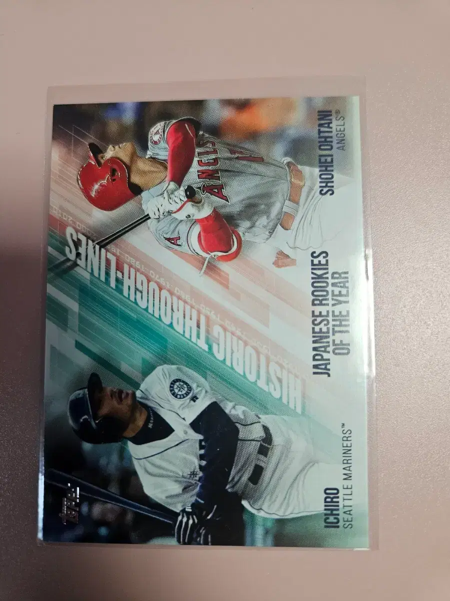 오타니 2019 Topps 이치로 오타니 카드