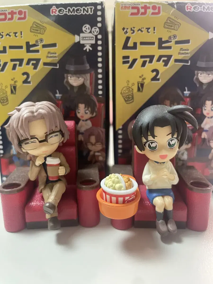 Detective Conan Movie Theater Figures Subaru Okiya, Kazuha Toyama (Seo Ga Young)