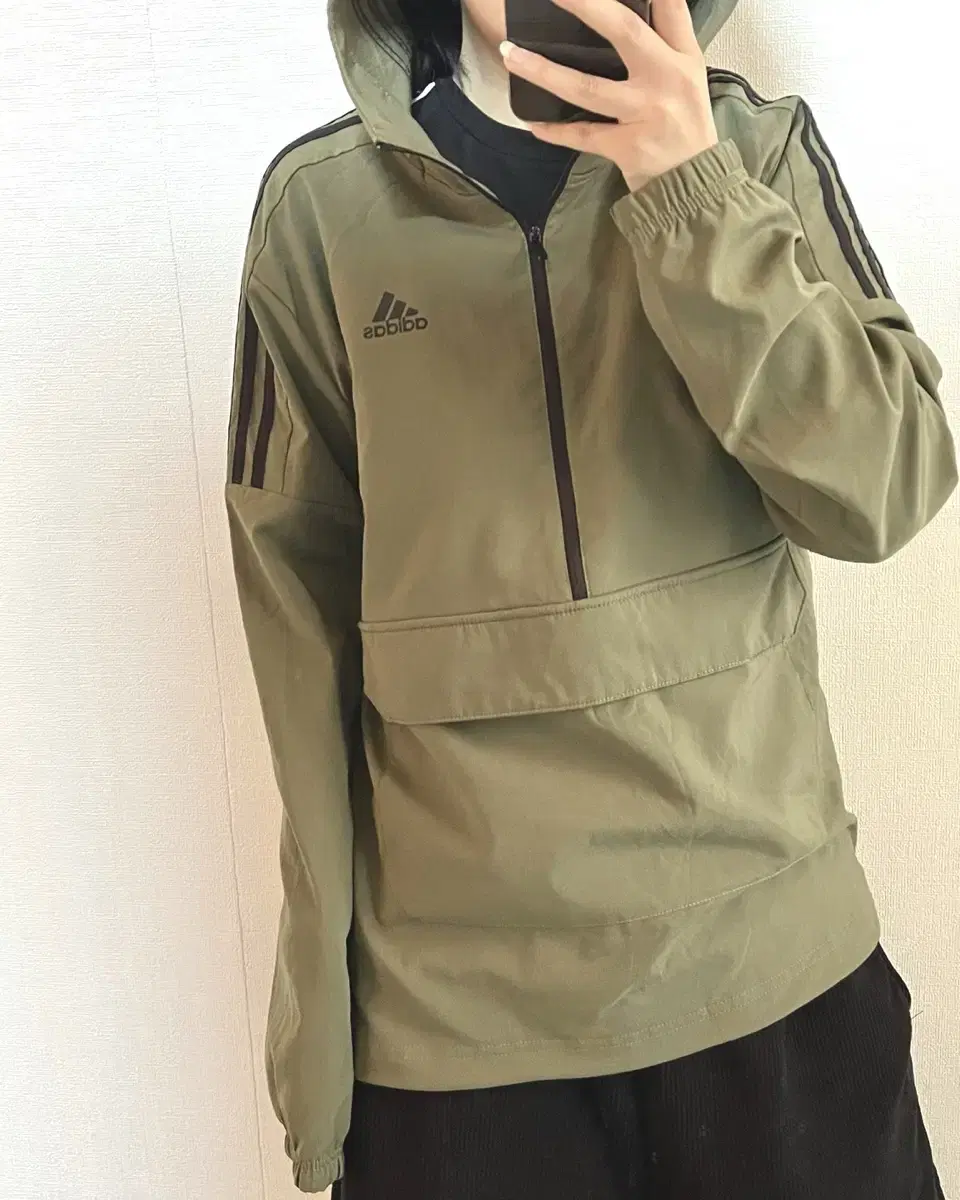 Battalion Chief Vintage Adidas Khaki Anorak Vahn Zip Up