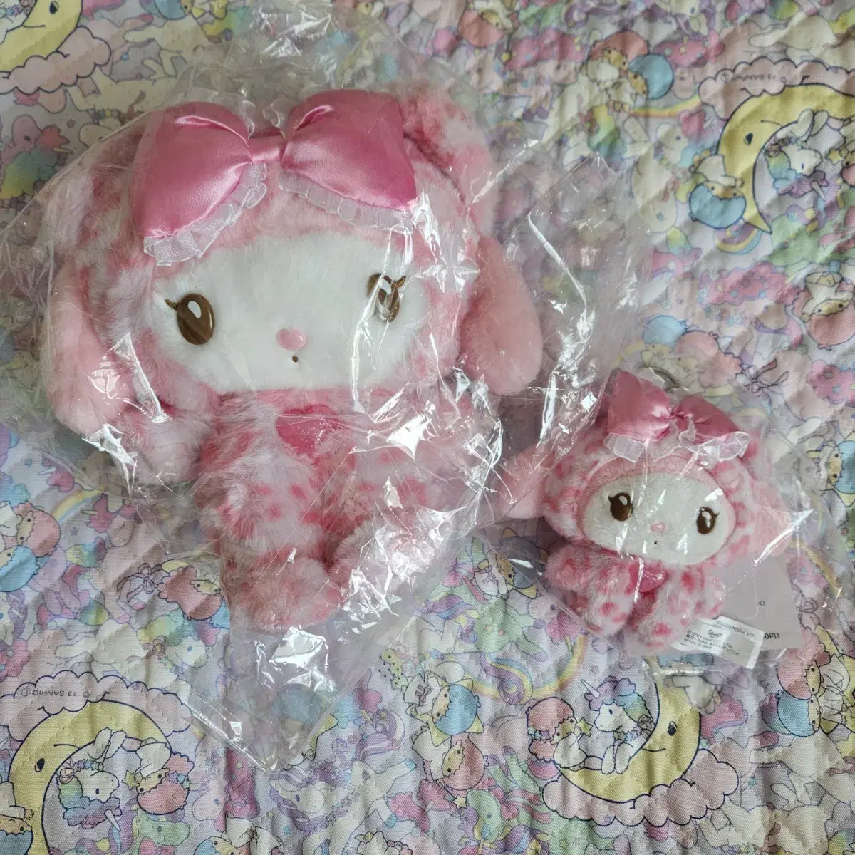 Gerukuma Melody Sister Doll + Mascot Doll Keyring Set