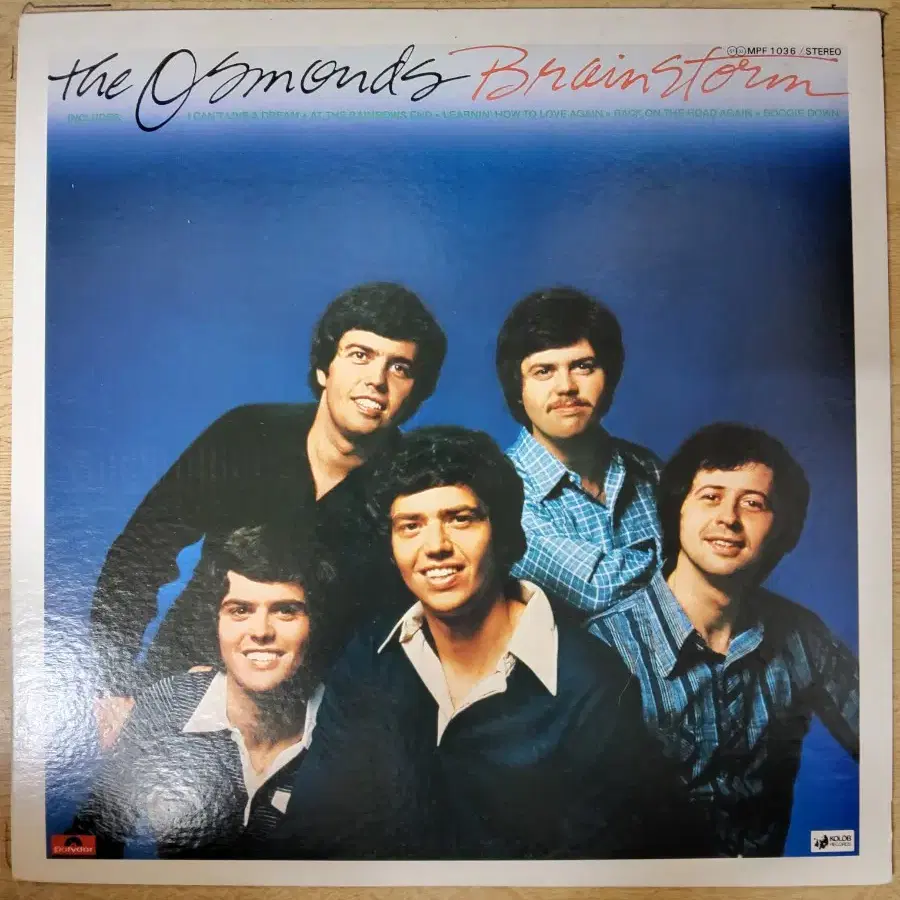 THE OSMOND 음반 b (LP 턴테이블 오디오 앰프