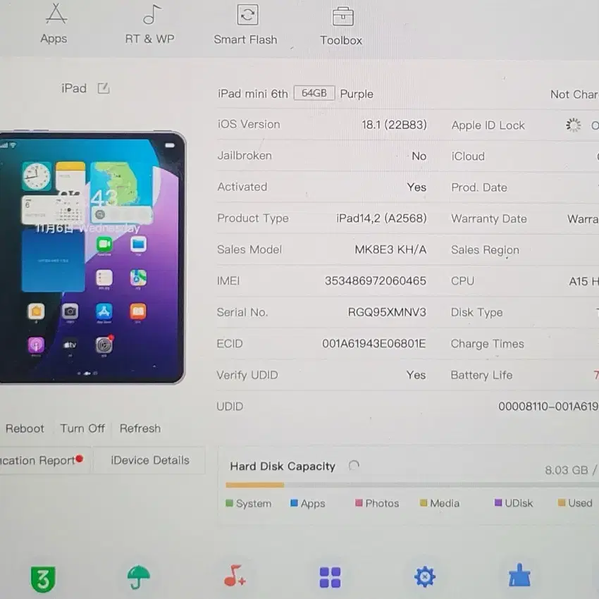 iPad mini6(64gb WIFI+Cellular)+애플펜슬2