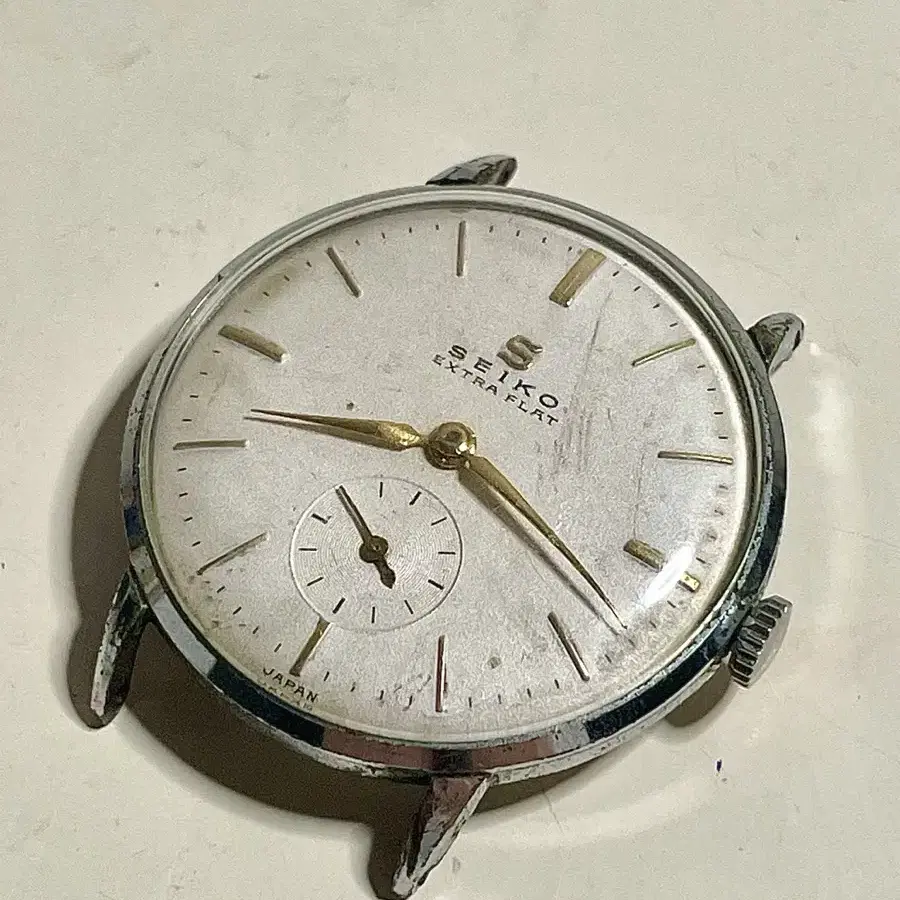 1950년대 빈티지 세이코 수동 시계 세컨 다이얼 SEIKO 칼침