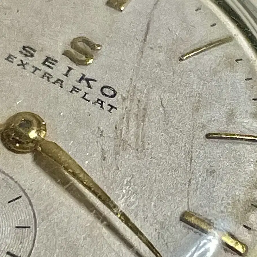 1950년대 빈티지 세이코 수동 시계 세컨 다이얼 SEIKO 칼침