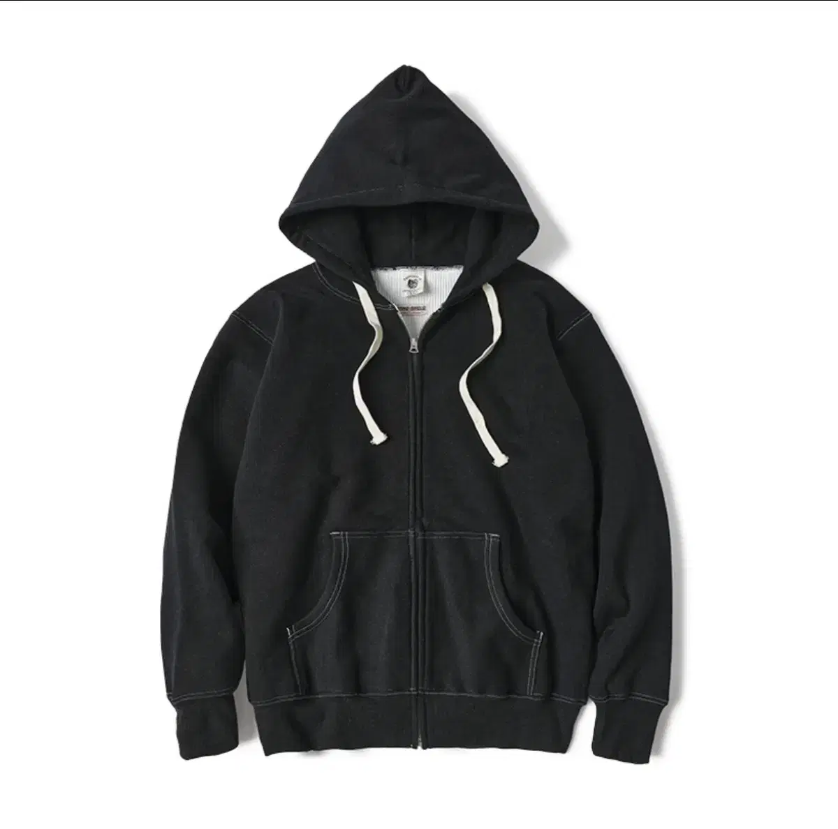 Bronson Windshield Hoodie Zip Up Black M 38 Heavyweight