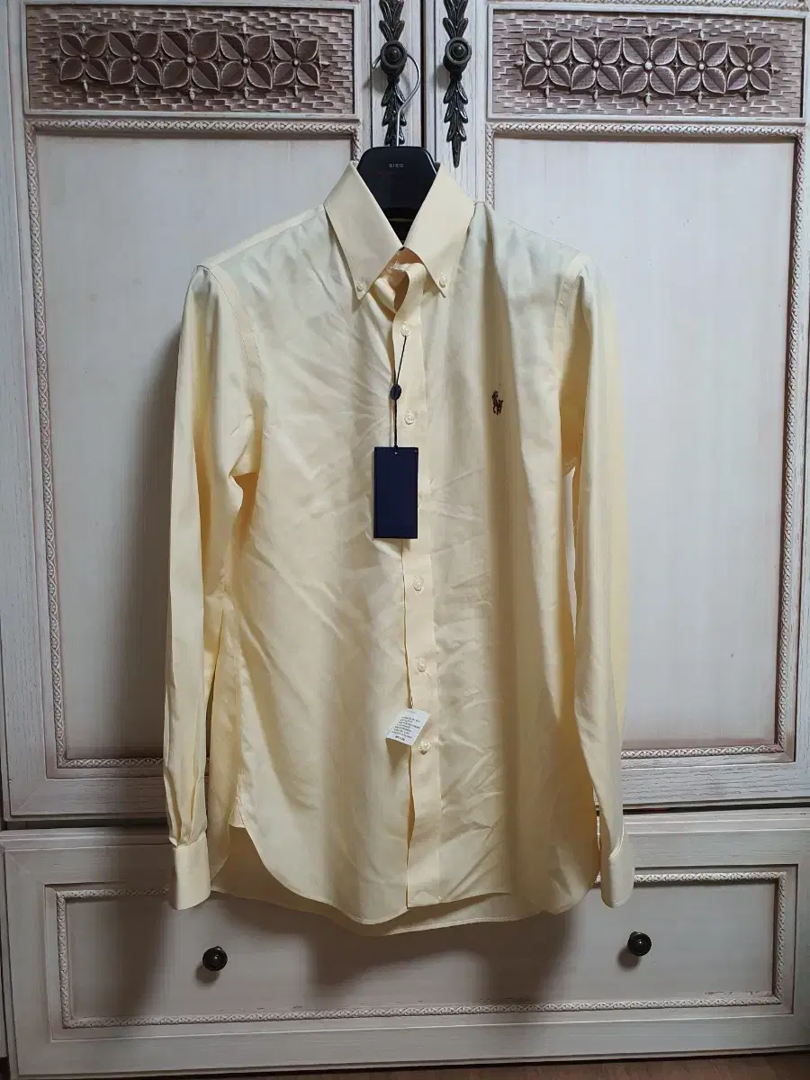 New Arrivals Polo Ralph Lauren Multipony Logo Button-down Shirt Yellow M