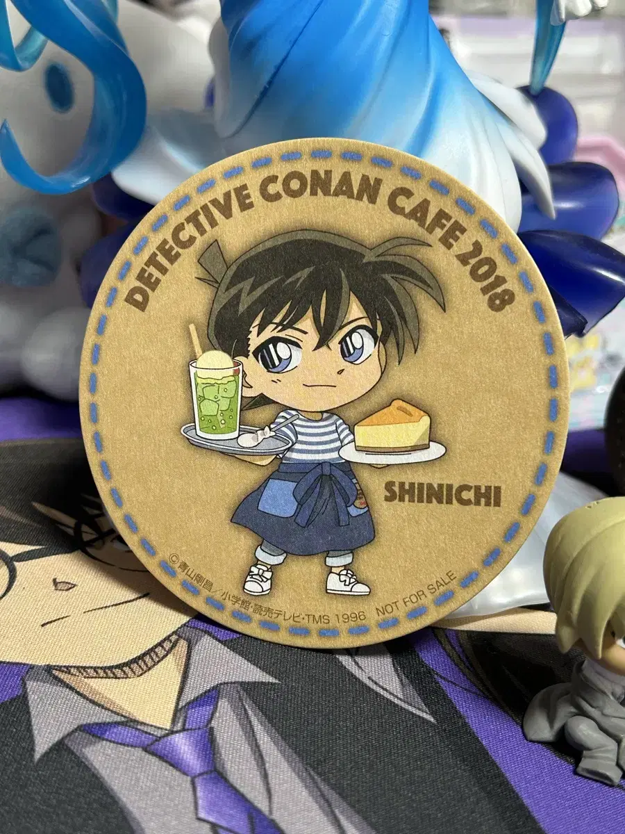 Detective Conan Cafe 2018 Paper Coaster Shinichi