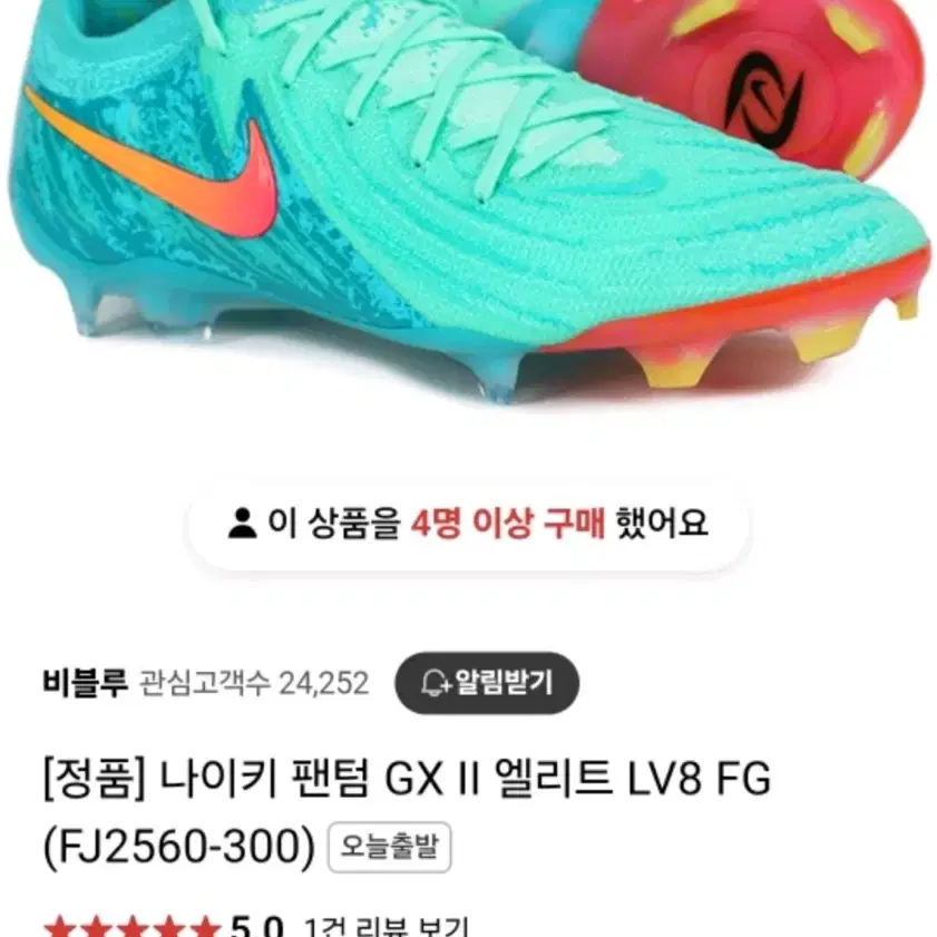 나이키팬텀gx2 fg 255사이즈