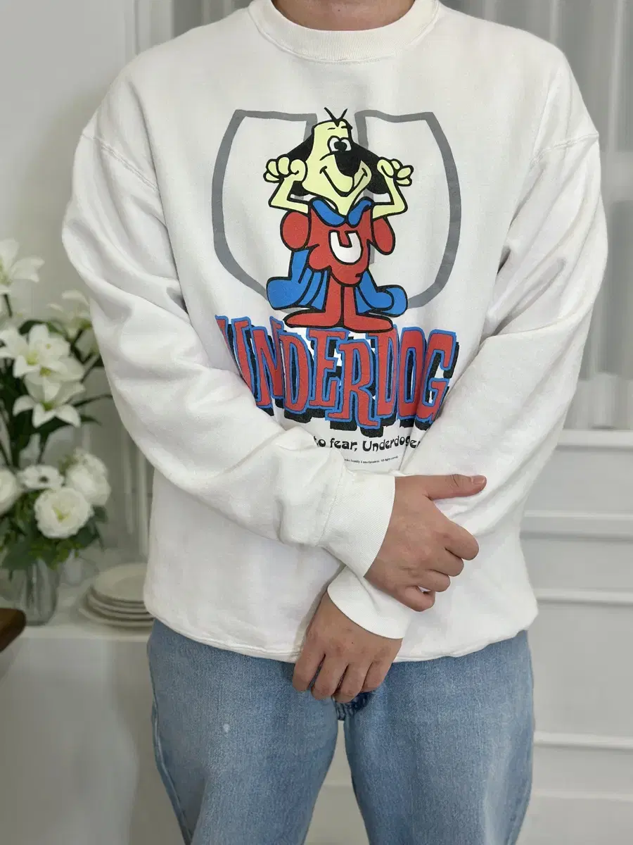 [XL] 프룻오브더룸 underdog 맨투맨 Mexico made