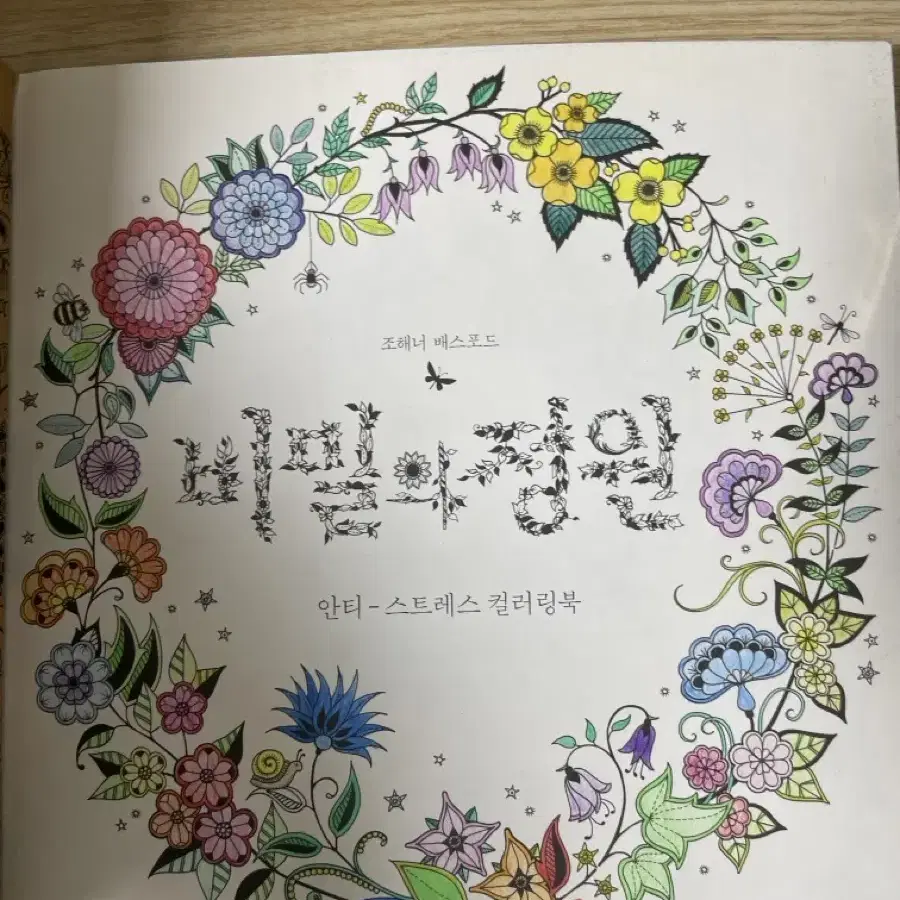 비밀의정원 컬러링북