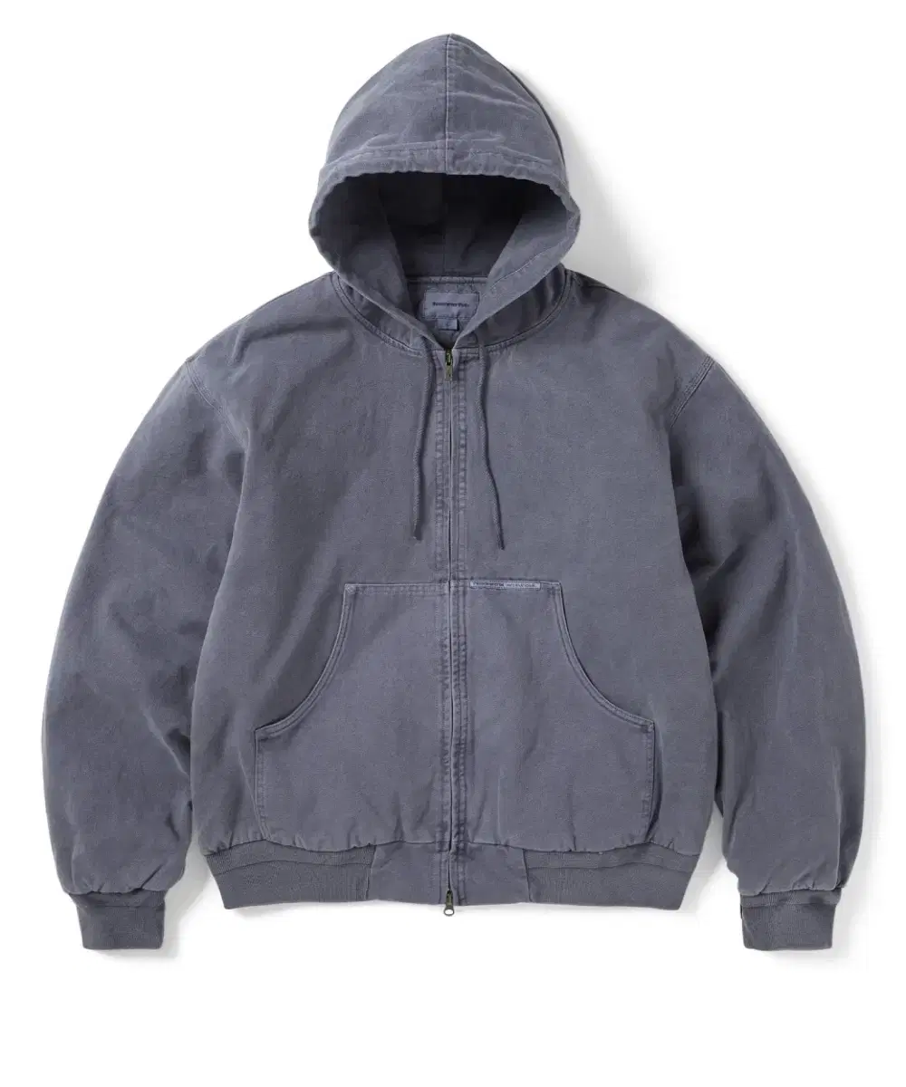 [New] [M] Dinedat Overdyed Quilted Hooded Zip-up