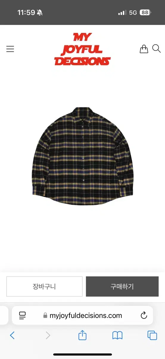 MJD Check Shirt Size M New