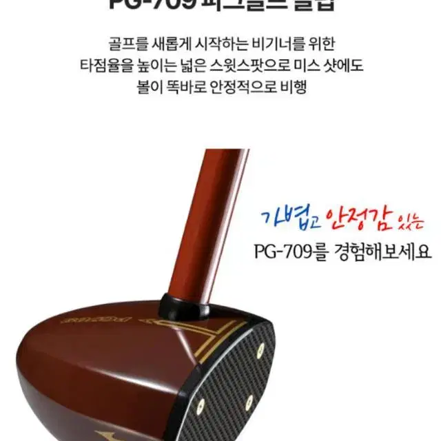 미즈노 PG709 파크골프채 브라운 블랙가방 5종파크골프세트 협회인증.