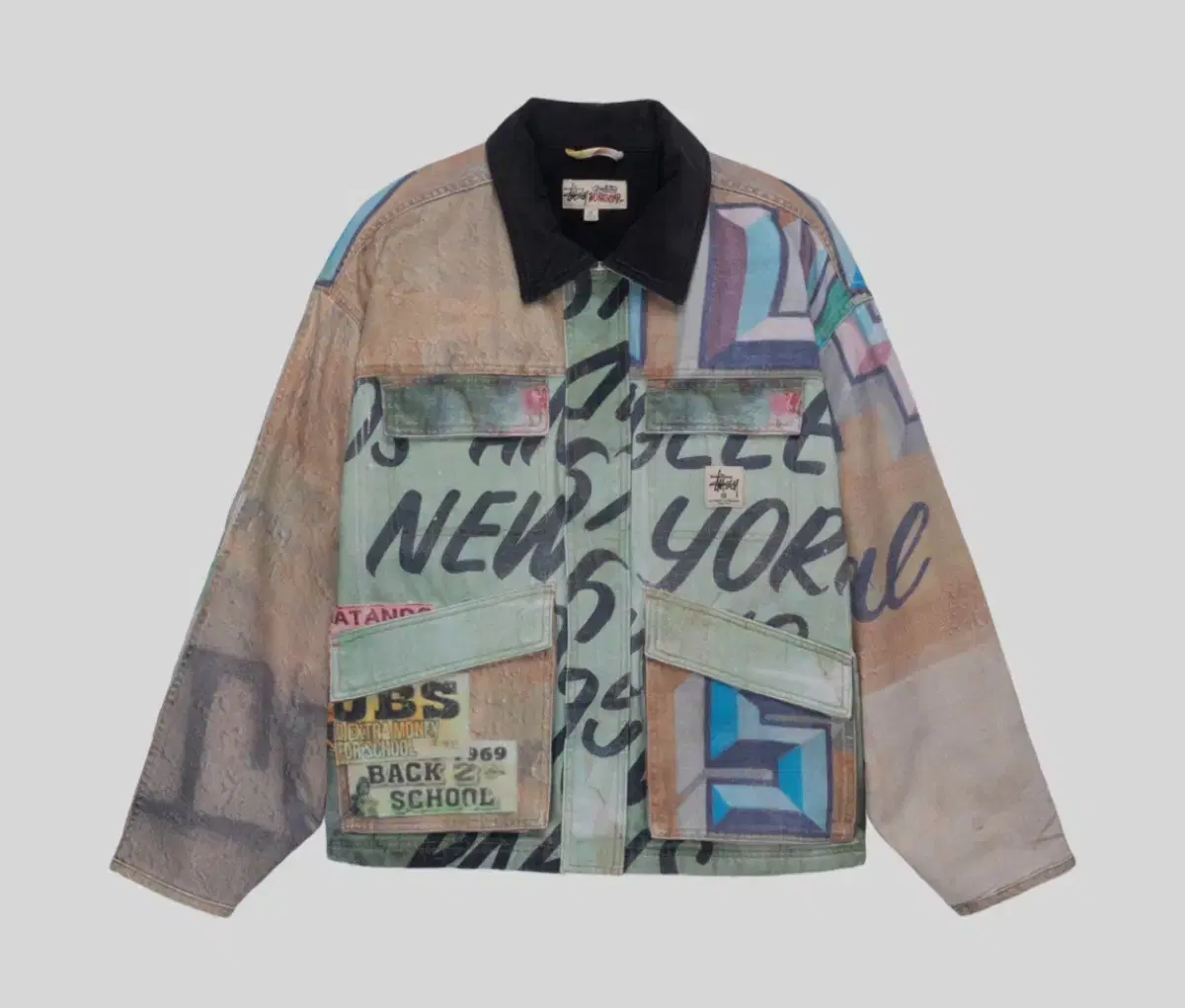 Stussy Alfonso Canvas Multi-Shop Jacket (M)