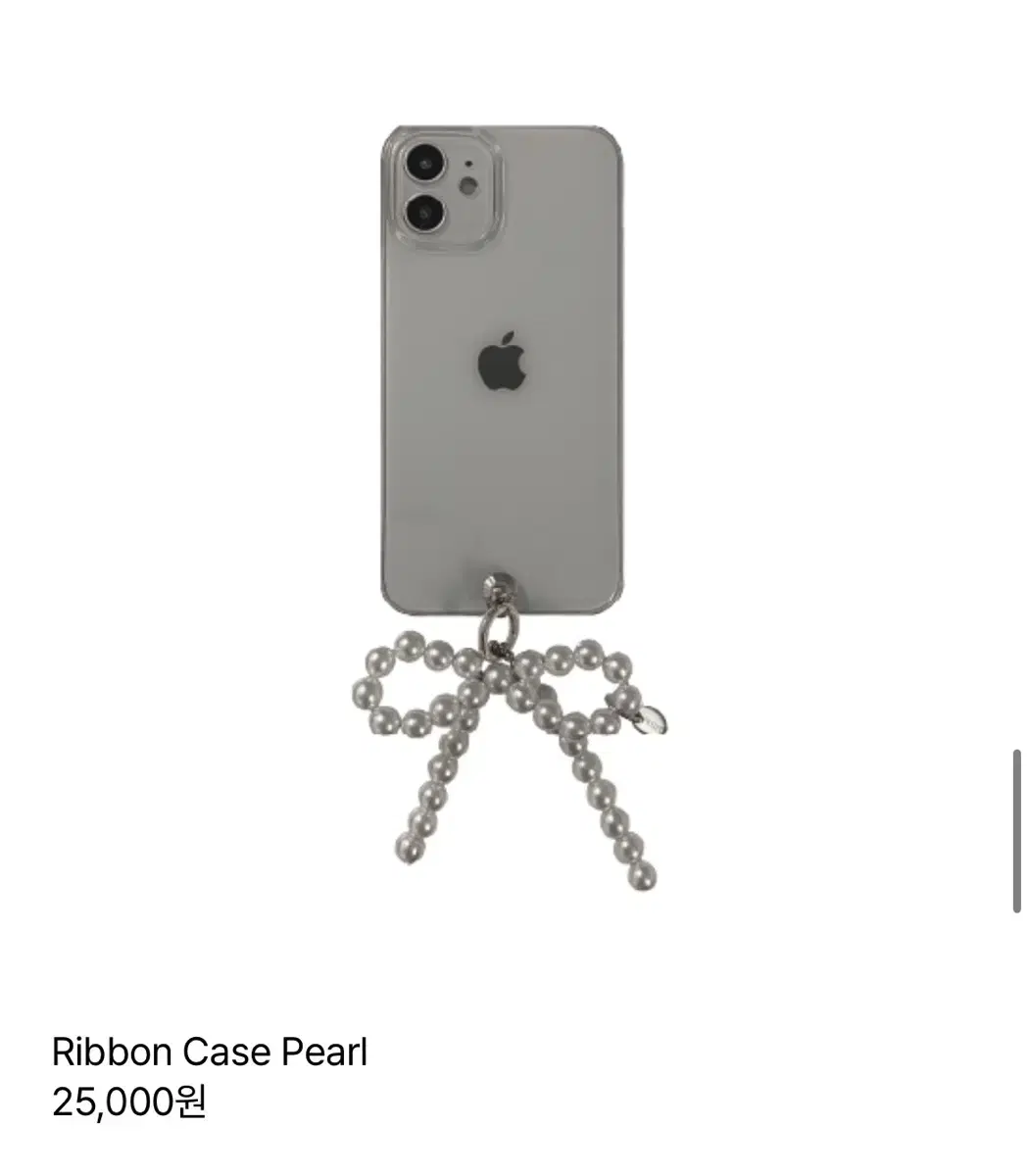 fruitmoment 프루트모먼트 Ribbon Case Pearl