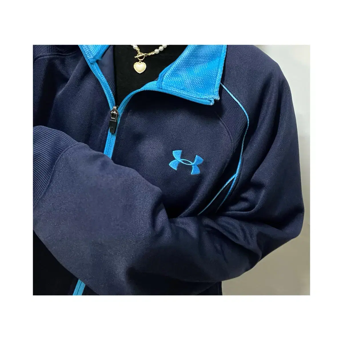 Under Armour Jersey Navy Bloo Haneul Track Top