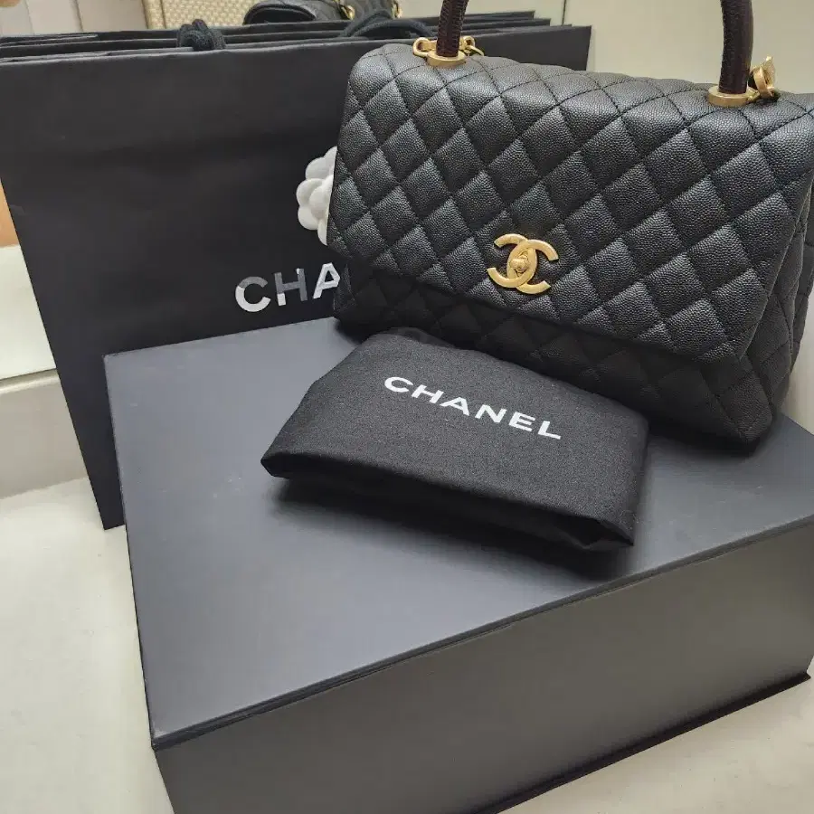 chanel 블랙 코코핸들