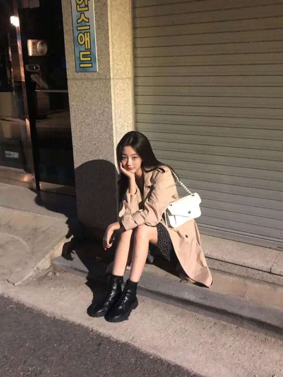 제니오 재니오 zaenio 트렌치 코트 베이지 2사이즈