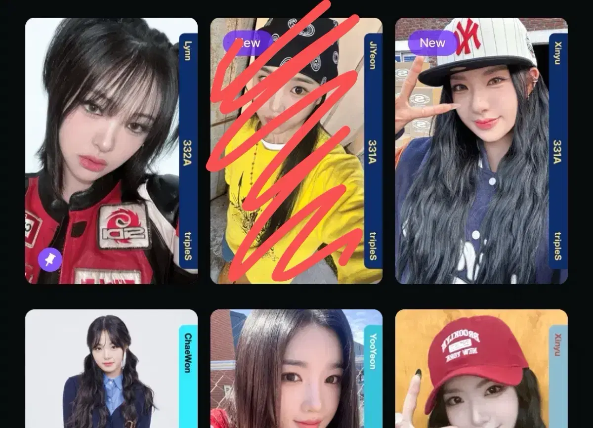 Triples Credits nakyung kotone kaede dahyun Objects wts Swap Objects