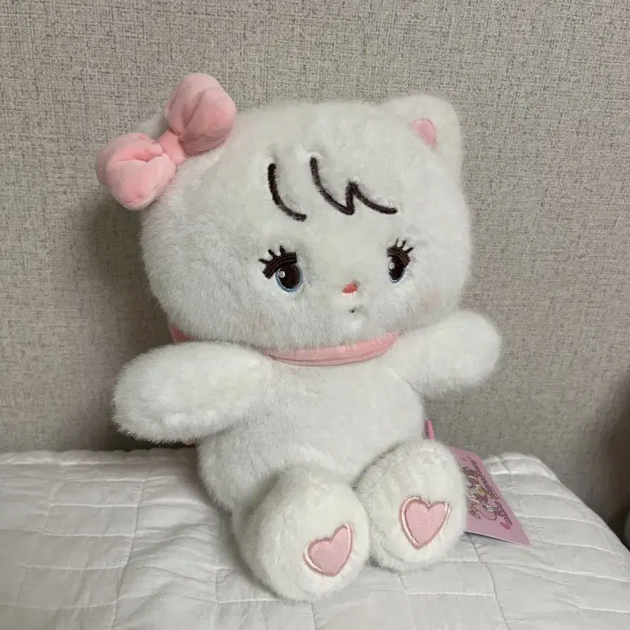 미코캐릭터즈 고양이 무스 인형 25cm