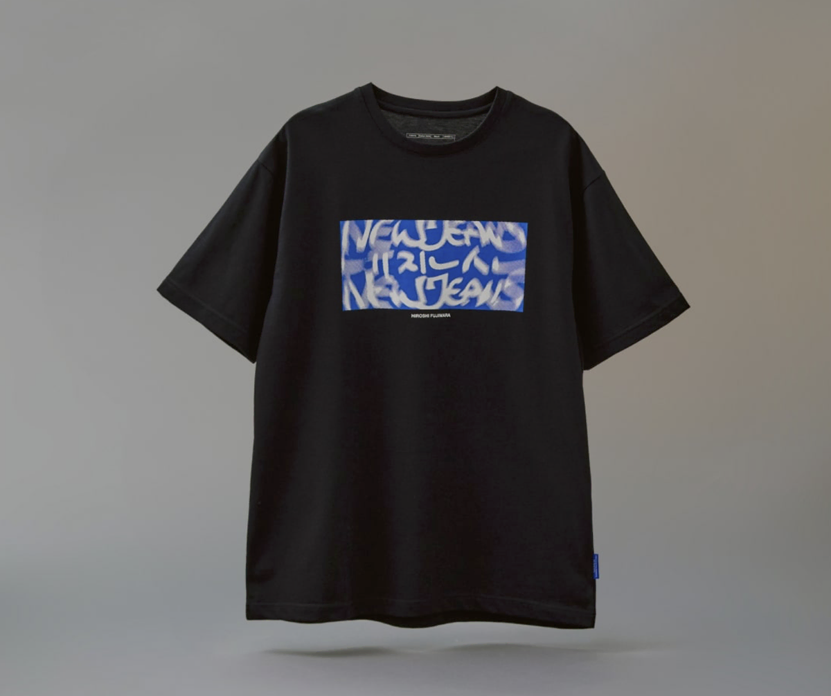[XL] New Jeans x Hiroshi Fujiwara Colle T-Shirt Black Version 3 Vahn Short Sleeve