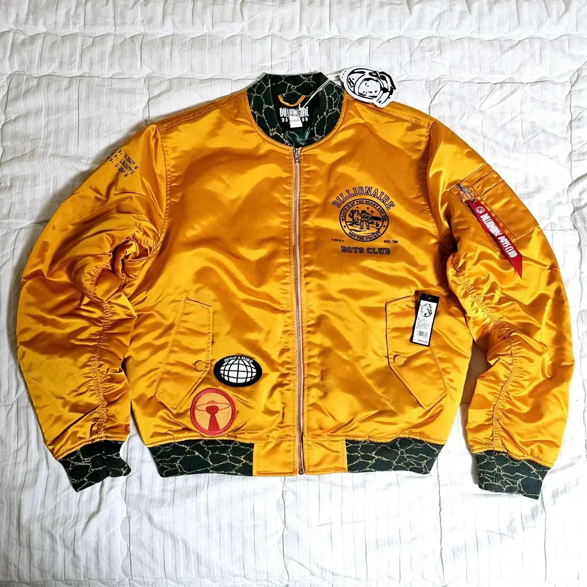 XL New) Billie Nighboys Club BBC Padding Bomber Mayone MA-1 Furrell