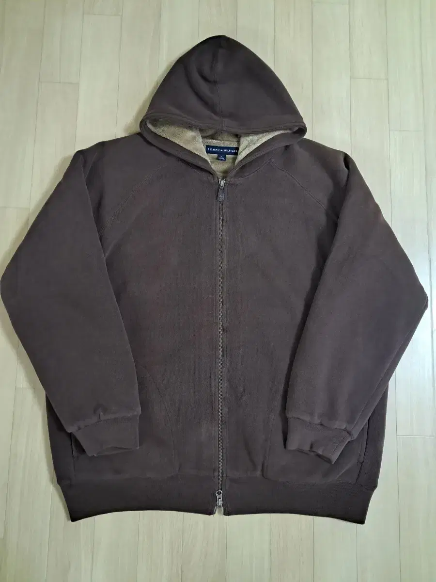 Tommy Hilfiger Boa Fleece Hooded Zip-up XL