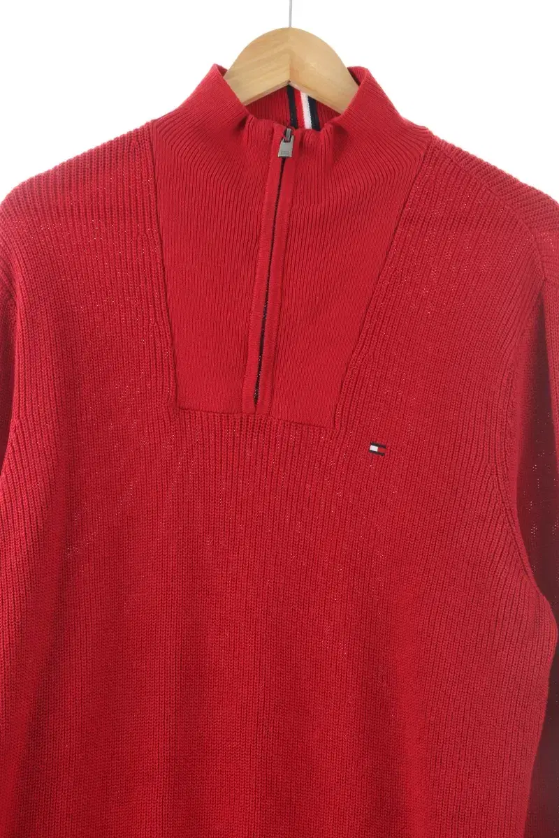 (XL) Tommy Hilfiger Knit Red Vahn Zip-Up-10238