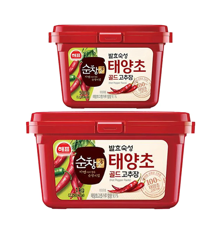 무료배송-순창궁 태양초 골드 고추장 1kg + 500g 해표