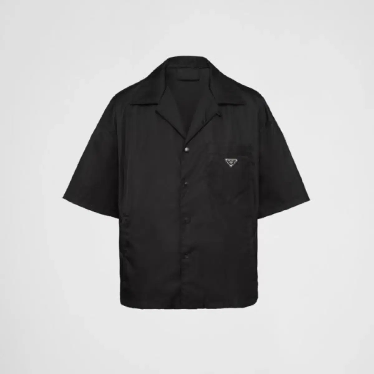 [XS] Prada Rina nylon short sleeve shirt black sc449