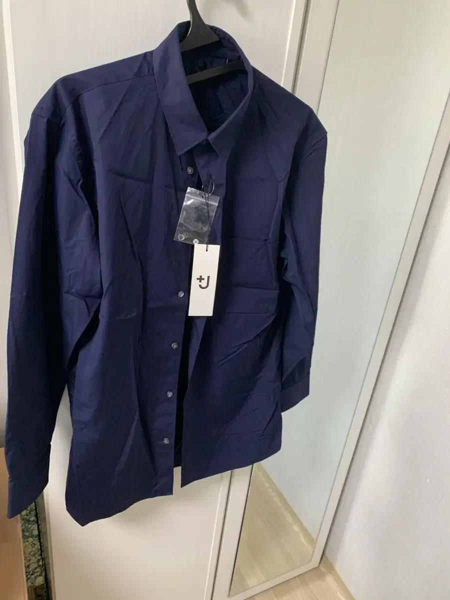 Uniqlo+JCollabo Supima Cotton Navy Shirt Sells