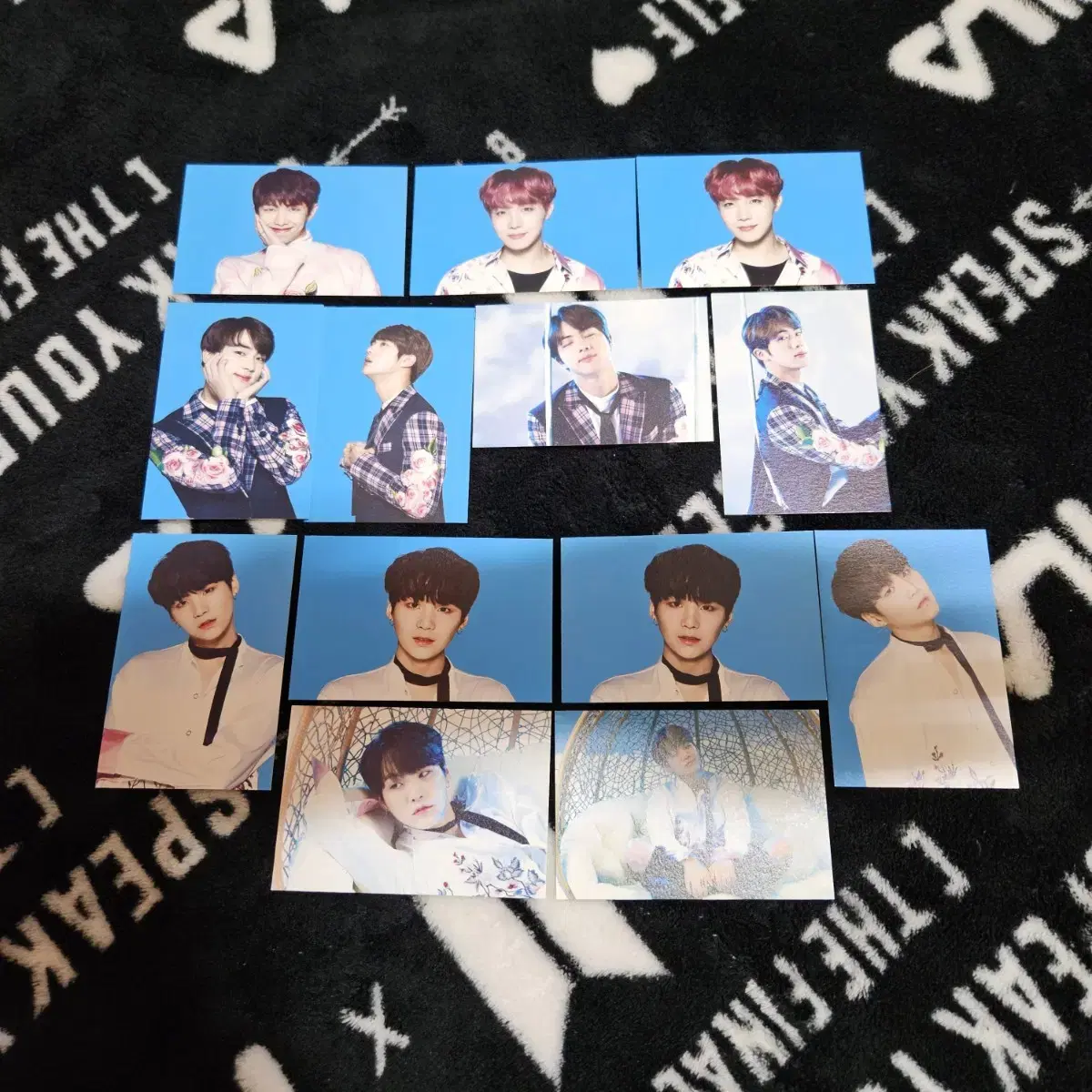 BTS Wingscon Mini Photocard Namjoon Seokjin Jun Yoon Ki Hoseok jimin Taehyung Jungkook