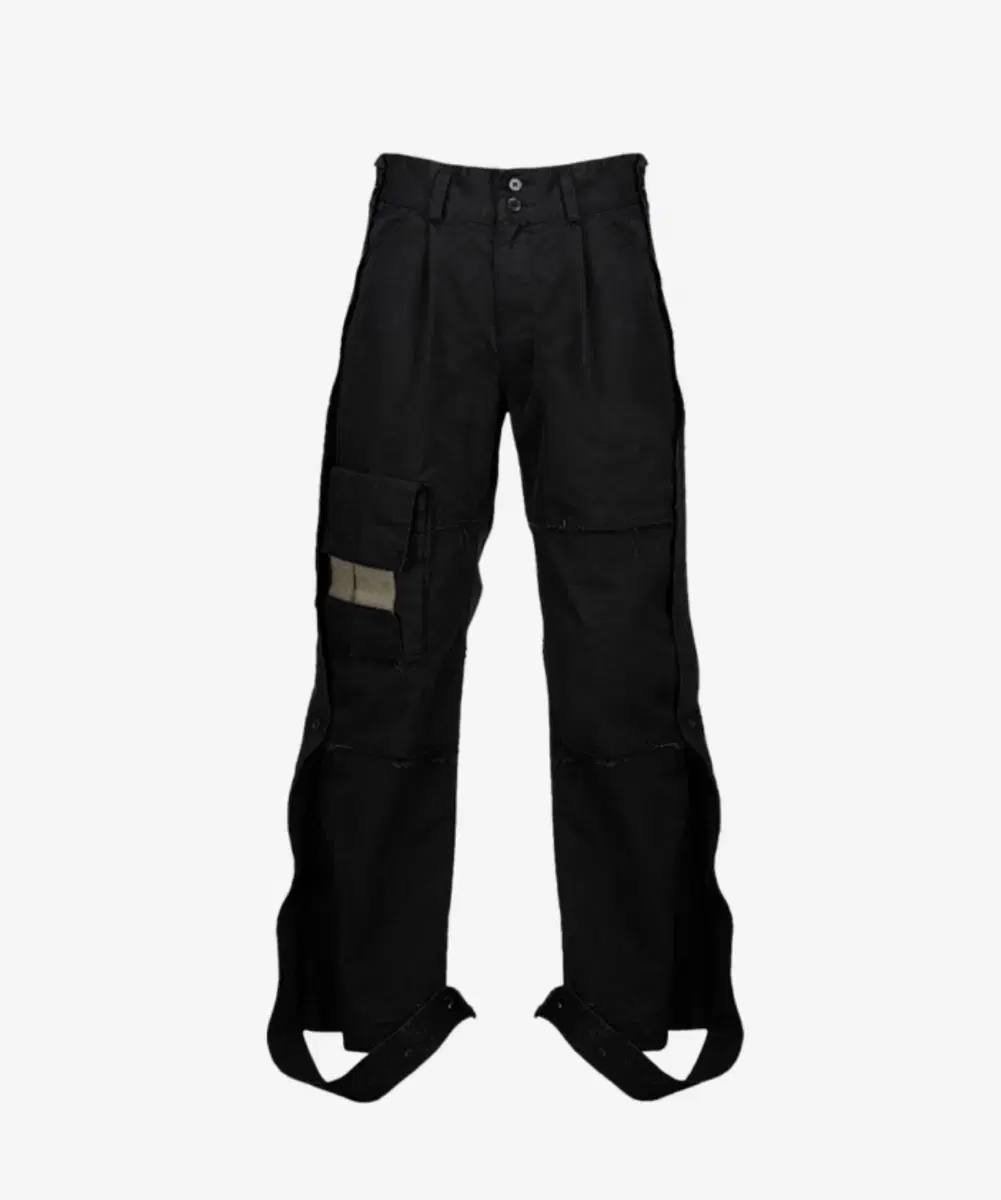 Cost Per Kilo Belted Cargo Pants Black L