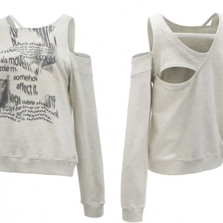 나체 BARE SWEAT SHIRT OATMEAL