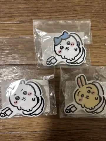 익명 배송 치이카와 (먼작귀) 화장실 아크릴 배지 3개 세트