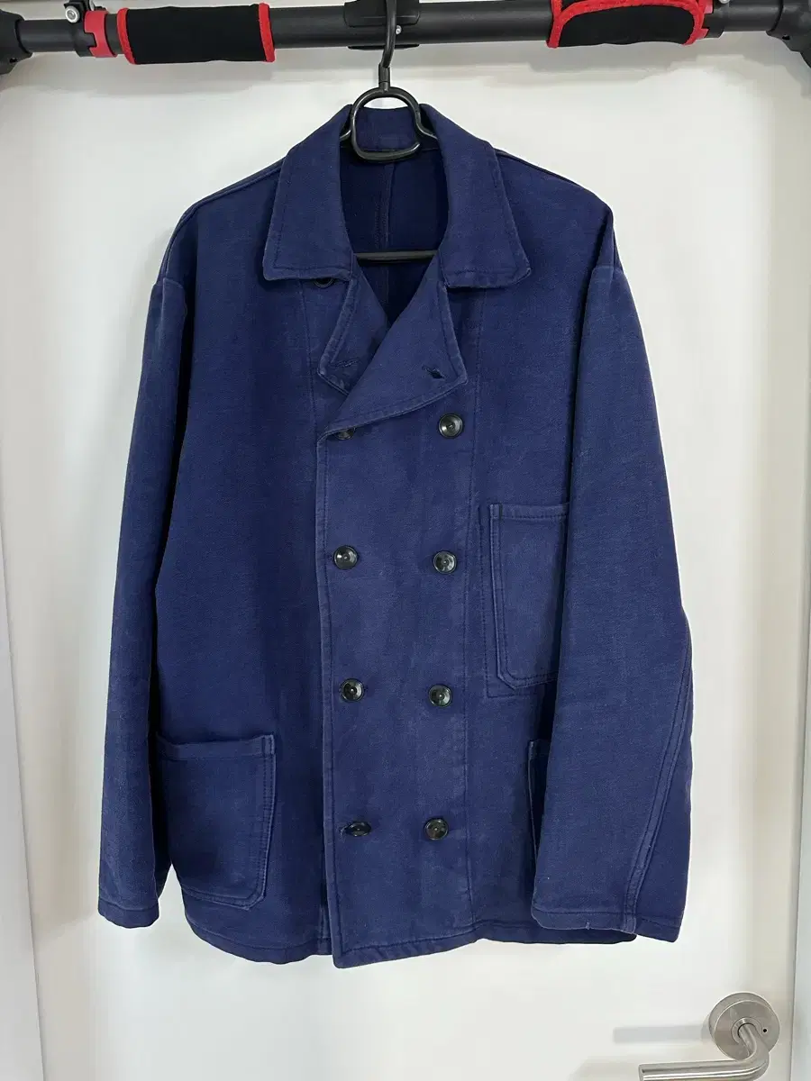 Rare 40s-50s Moleskin Double French Work Jacket